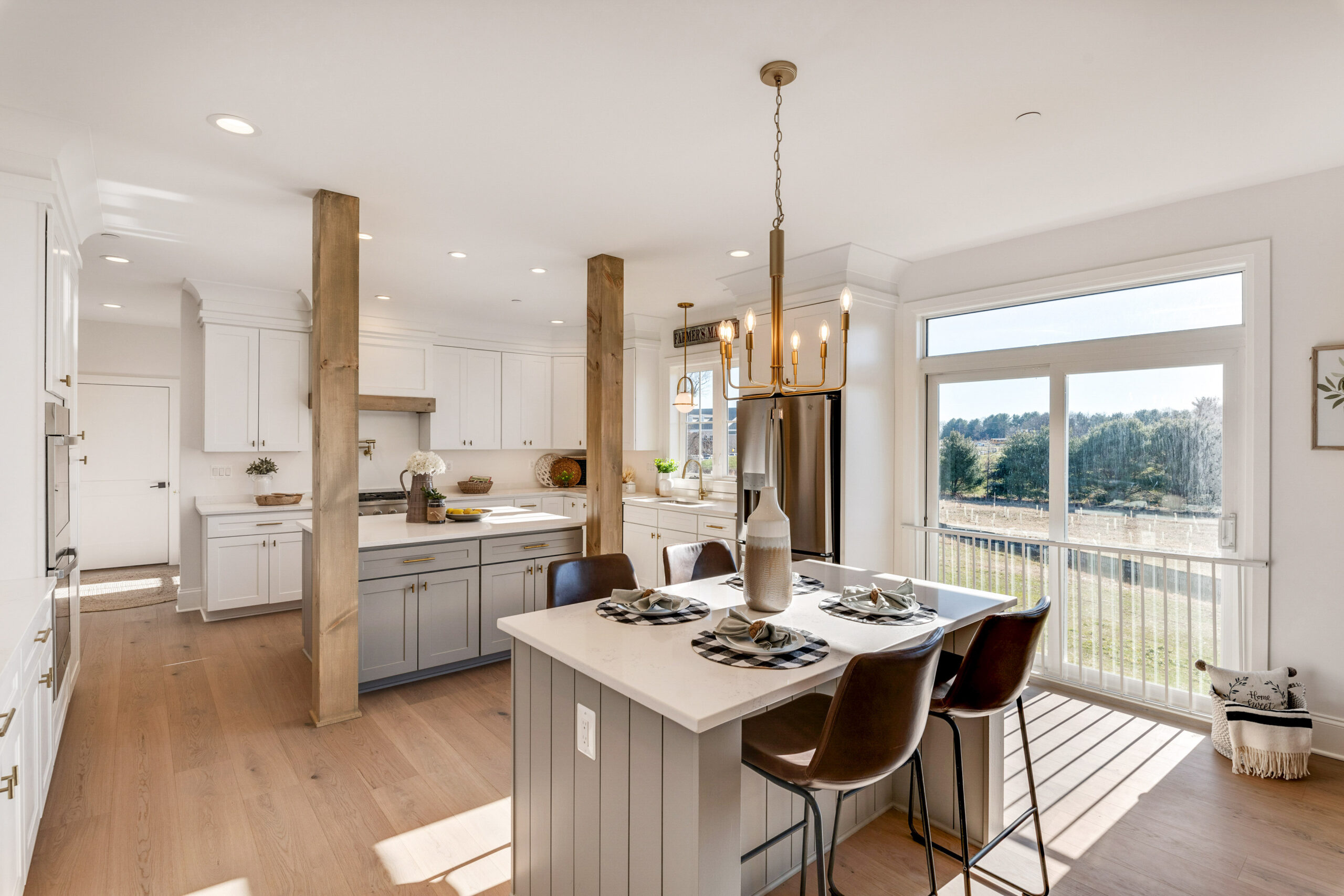 A wonderfully design custom kitchen